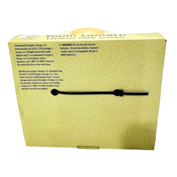 Firefly Indoor Outdoor Lantern Kids LED Multicolor Nightlight Camp Flame Shape - Picture 6 of 6